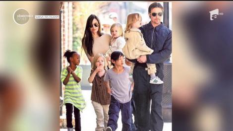 Brad Pitt vrea cu orice preţ să câştige custodia copiilor