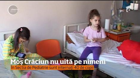 În Secția de Pediatrie din Vâlcea, a venit Moș Crăciun!