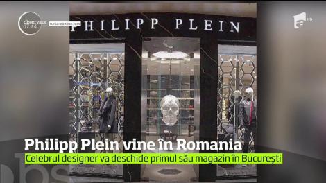 Designerul Philipp Plein își va deschide un magazin în București