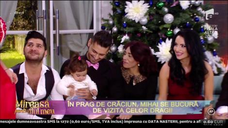 În prag de Crăciun, Mihai se bucură de vizita celor dragi