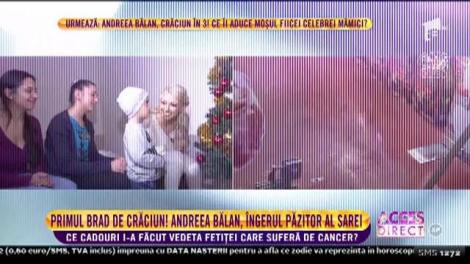 Primul brad de Crăciun! Andreea Bălan, îngerul păzitor al Sarei