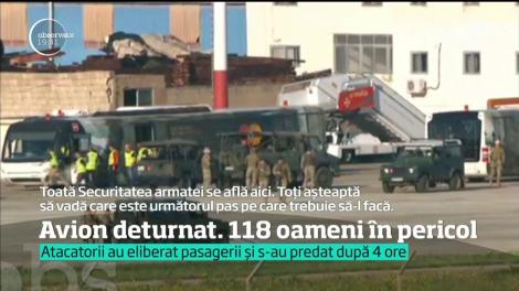 Avion deturnat pe aeroportul din Malta. 118 oameni au fost în pericol