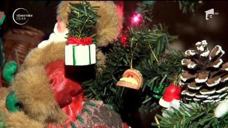 Casa cu 110 brazi de Crăciun!