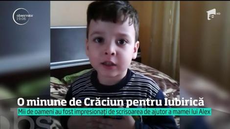 Mii de oameni, impresionați de scrisoarea de ajutor a mamei lui Alex