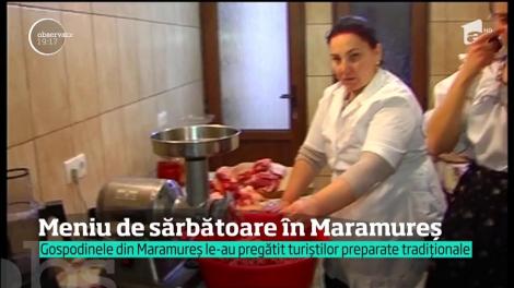 Meniu de sărbătoare din Maramureș