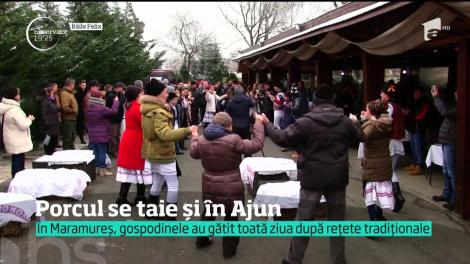 Pe Valea Prahovei şi în Argeş s-au mai tăiat porci şi în ajunul Crăciunului