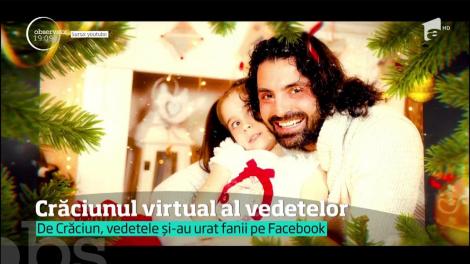 De Crăciun, vedetele și-au urat fanii pe Facebook