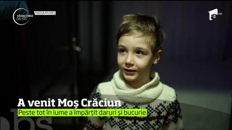 Moșul a venit, cu sacul plin de daruri, la copiii din toată țara