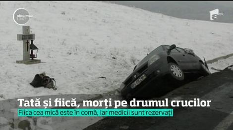 Tragedie pentru o familie întreagă din Braşov. Tatăl și fiica cea mare au murit într-un accident rutier