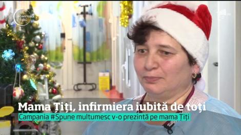 Mama Țiți, infirmiera de la spitalul Marie Curie, iubită de toți