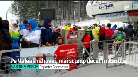 Pe Valea Prahovei, mai scump decât în Austria