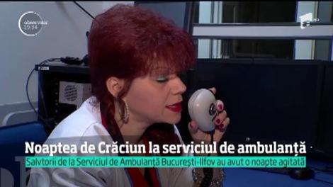 Salvatorii de la Serviciul de Ambulanță București-Ilfov au petrecut Crăciunul la datorie