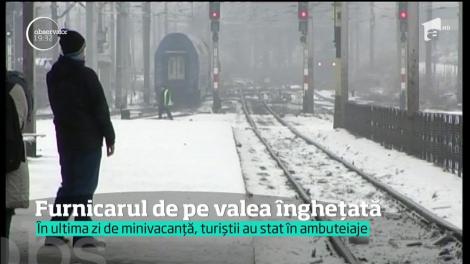 Spectacolul de pe Valea Prahovei, în a doua zi de Crăciun, a fost de coşmar