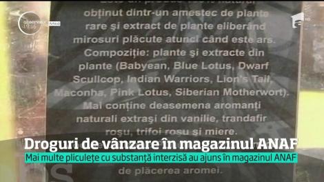 Mai multe pliculețe cu substanță interzisă au ajuns în magazinul ANAF