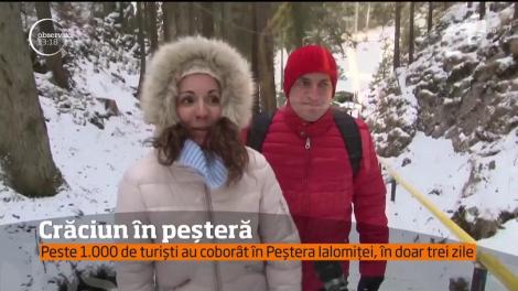Mii de turiști au căutat zăpada și senzațiile tari în Bucegii dâmbovițeni