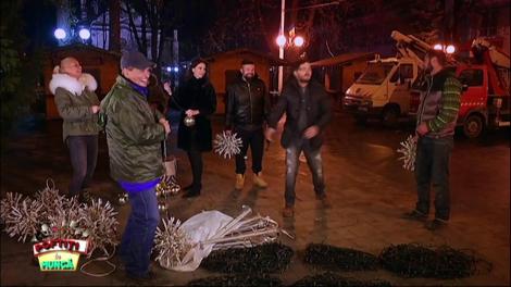 Vedetele împodobesc bradul din oraș "Liviu are vocea ca a lui Fuego"