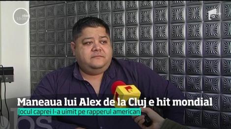 Maneaua lui Alex de la Cluj a fost promovată chiar de 50 Cent