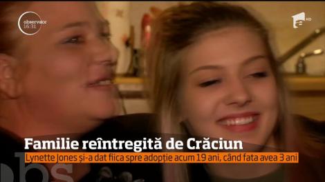 O familie din Statele Unite a fost reîntregită de Crăciun