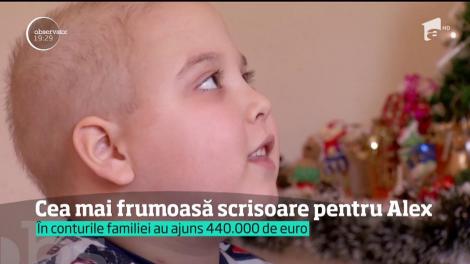 Cea mai frumoasă scrisoare pentru Alex, băiețelul diagnosticat cu un cancer agresiv