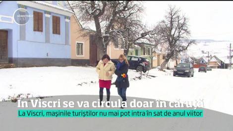 Maşinile vor fi interzise pe uliţele satului săsesc Viscri, aflat în patrimoniul UNESCO