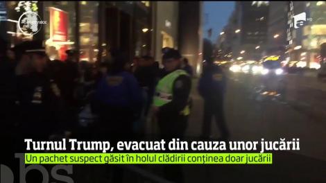 Turnului Trump din New York, evacut din cauza unui pachet suspect