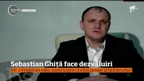 Într-o înregistrare video, Sebastian Ghiță susține că a fost șantajat să facă denunțuri