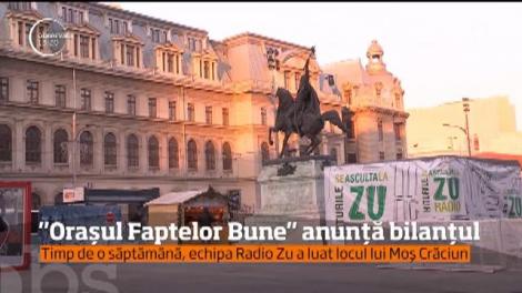 Timp de o săptămână, echipa Radio Zu a luat locul lui Moș Crăciun