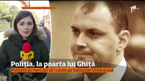 Locuinţa lui Sebastian Ghiţa, vizitată din nou de poliţişti