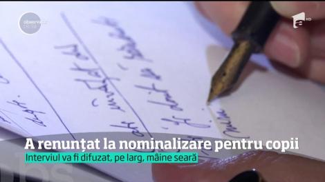 Interviu EXCLUSIV! Sevil Shhaideh a renunţat la nominalizare pentru copii