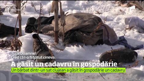Un localnic din Cluj a găsit un cadavru în propria gospodărie