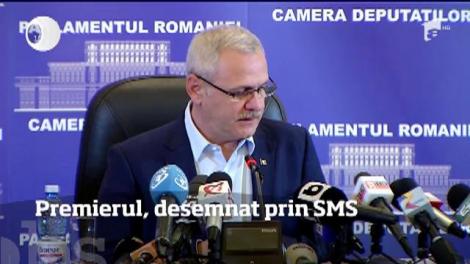 Noul premier al României a aflat vestea prin SMS. N-a crezut, însă, că i-a scris preşedintele. Era convins că e o glumă