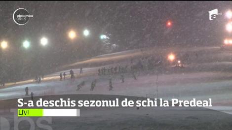 Sezonul de schi s-a deschis la Predeal cu o petrecere pe pârtie