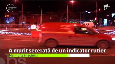 Accident teribil în Vaslui. O tânără de 21 de ani a murit la spital după ce a fost lovită de un indicator rutier