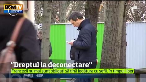 Salariaţii din Franţa beneficiază, începând de astăzi, de un nou drept legal: "dreptul la deconectare"