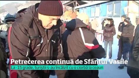 Petrecerea de Revelion continuă de Sfântul Vasile