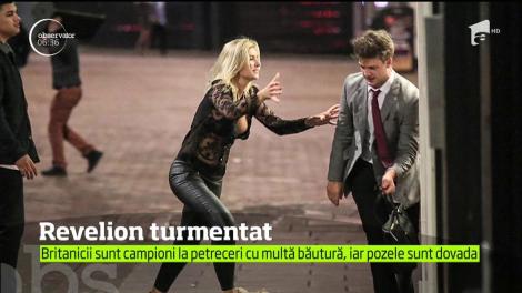 Britanicii turmentaţi s-au dat din nou în spectacol după Revelion