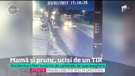 Accident grav în apropiere de Capitală. O femeie și un copil au murit pe loc, după ce un autoturism a lovit în plin un TIR