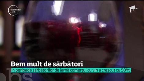 Românii au băut anul acesta 600 de hectolitri de vin