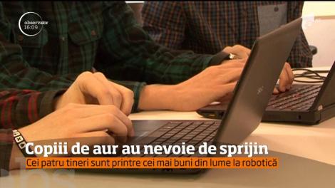 Patru elevi din Timişoara sunt printre cei mai buni din lume la robotică