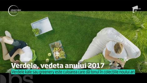 Verdele este culoarea anului 2017