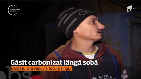 Un bătrân a fost găsit carbonizat în casă, lângă sobă
