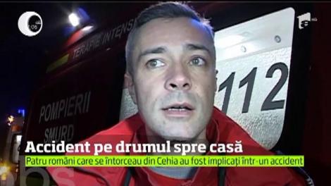 Un microbuz s-a ciocnit frontal cu o cisternă. Doi oameni au ajuns în stare critică la spital