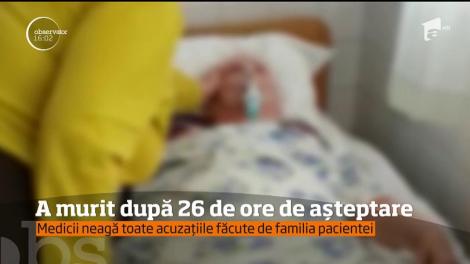 Bătrâna care ar fi fost lăsată pe holurile spitalului 26 de ore a murit