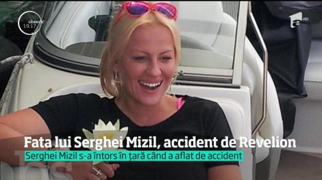 Fiica lui Serghei Mizil a avut un grav accident de circulaţie. S-a răsturnat cu maşina şi a fost operată de urgenţă