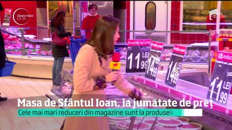 Masă de Sfântul Ioan, la jumătate de preţ