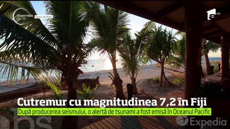 Un cutremur cu magnitudinea de 7,2 pe Richter a zguduit insulele Fiji