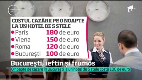 Bucureştiul este şi anul acesta în topul destinaţiilor de weekend preferate de străini
