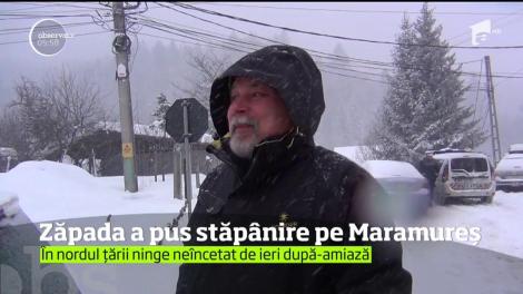 Iarna dă bătăi de cap şoferilor din România! Drumuri blocate şi zăpadă pe şosele