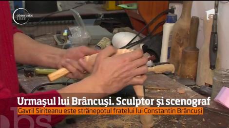 Gavril Siriteanu, urmaşul lui Brâncuşi din Târgu Mureş este sculptor şi scenograf