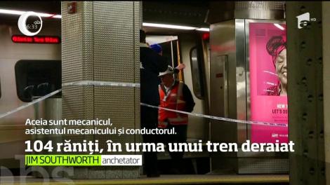 Un tren a deraiat la intrarea într-o gară din Brooklyn. Peste 100 de persoane au fost rănite